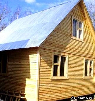 Загородный дом из бруса.
